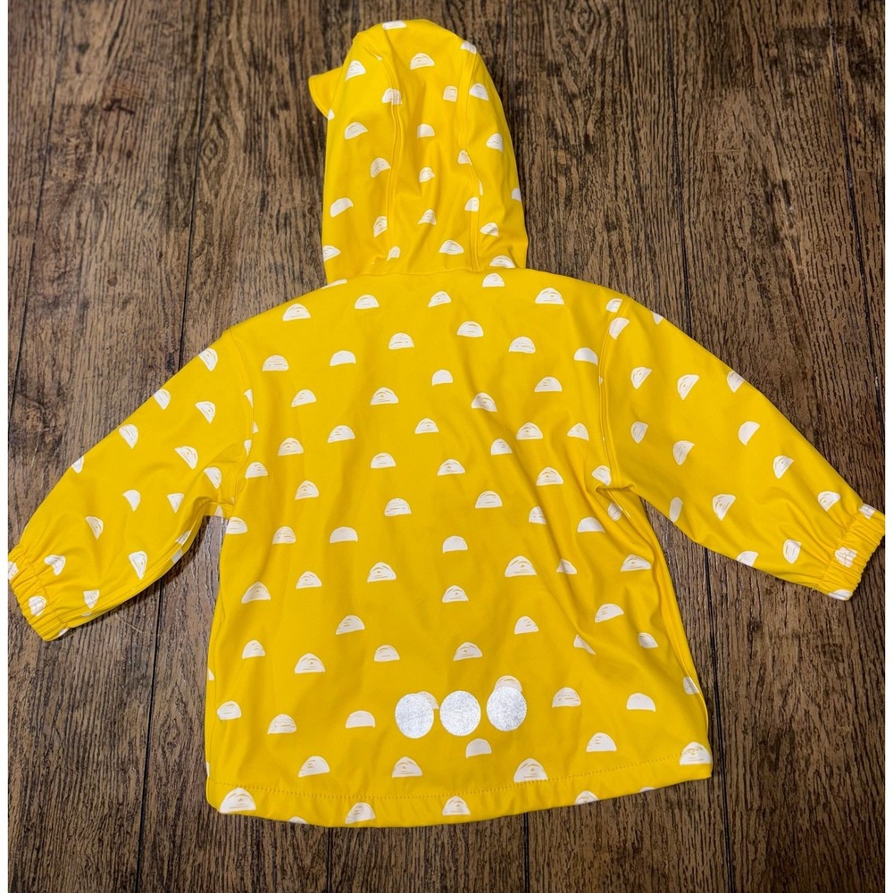 Snapper Rock Sun Cloud Recycled Waterproof Raincoat 1-2 years - Picture 4 of 6